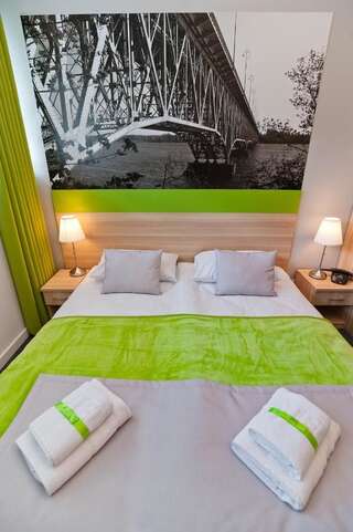 Отель Green Hotel Płock Плоцк Двухместный номер с 1 кроватью или 2 отдельными кроватями-4